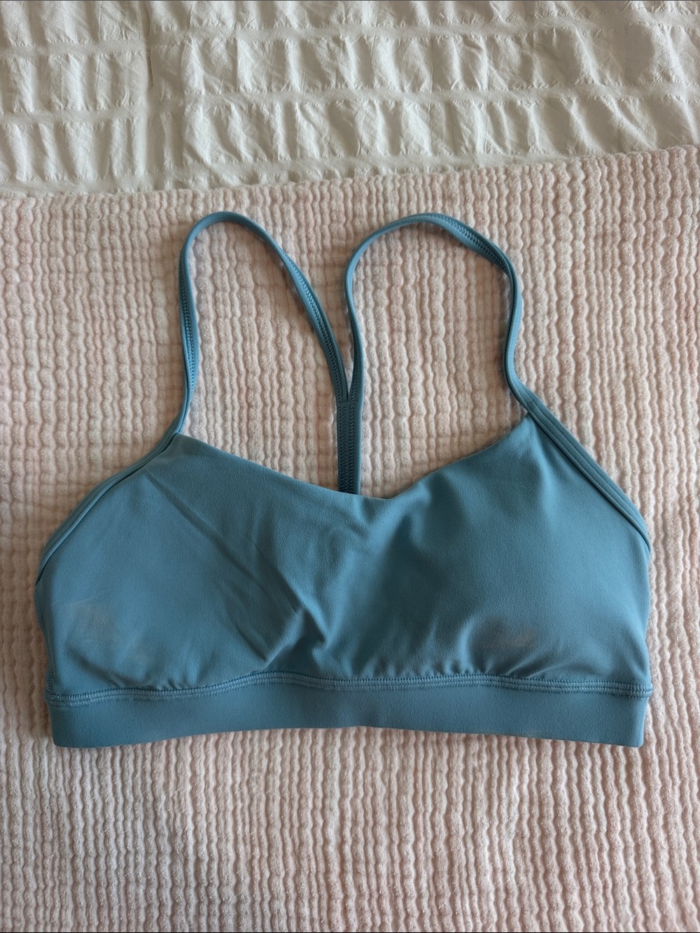 Lululemon Flow Y Bra Tropical Blue